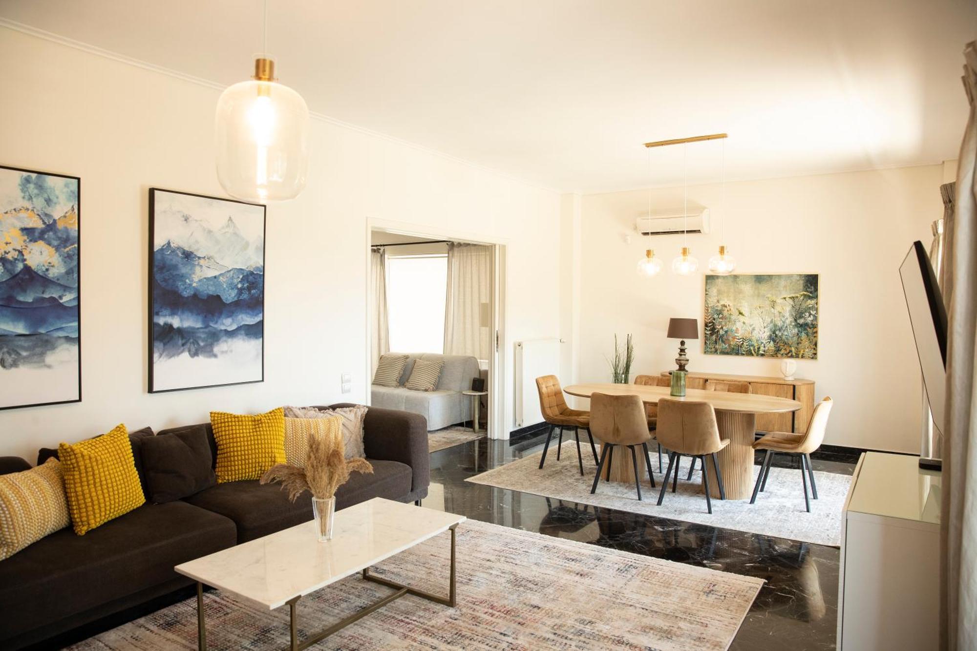 Spacious Glyfada Golf 4Br -Near Beach + Shops Athènes Extérieur photo